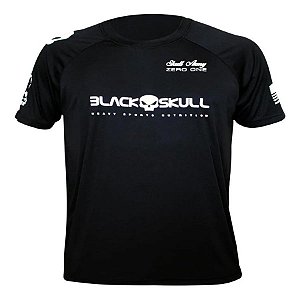 Camiseta Padrão Dry Fit - M - Preta - Blackskull