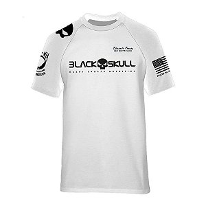 Camiseta Padrão Dry Fit  - M - Branca - Blackskull