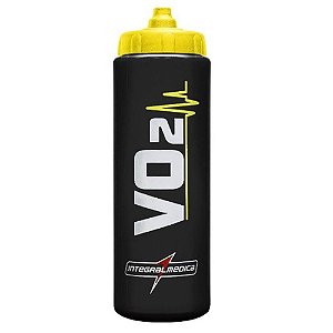 Squeeze 800ml Amarela Preta Vo2  Integralmédica