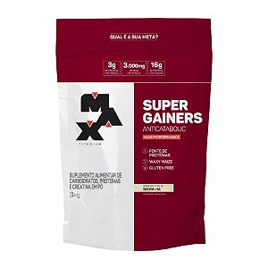 Super Gainers Refil - 3kg - Baunilha - Max Titanium