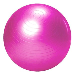 Bola de Ginastica Suíça Gym Ball - 65cm - Rosa - Mbfit