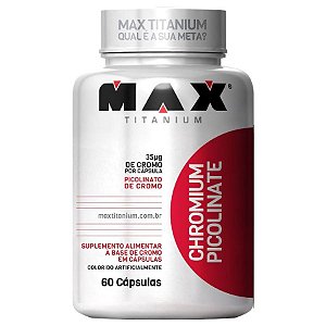 Chromium Picolinate - 60 caps - Max Titanium