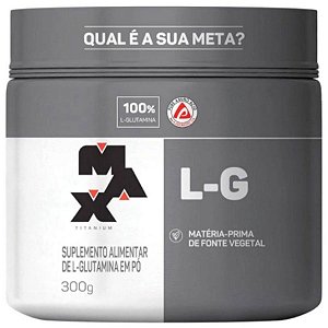 L-G - Glutamina - 300g - Max Titanium
