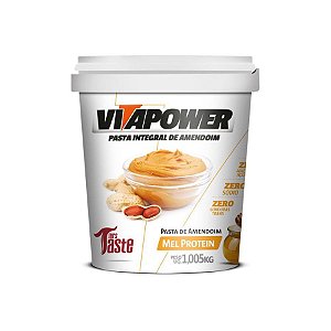 Pasta de Amendoim Mel Protein - 1,005Kg - Vitapower