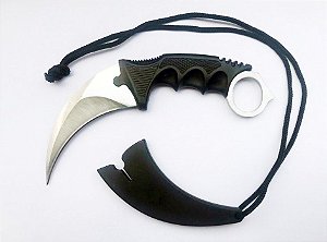 Faca Karambit Cs Go - Afiada- Cromada