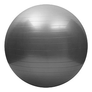Bola de Ginastica Suíça Gym Ball - 65cm - Prata - Mbfit