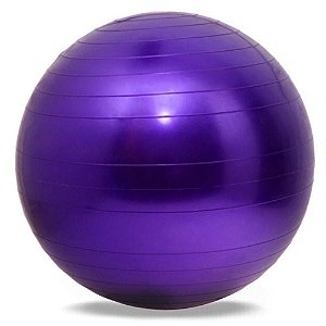 Bola de Ginastica Suíça Gym Ball - 65cm - Lilas - Mbfit