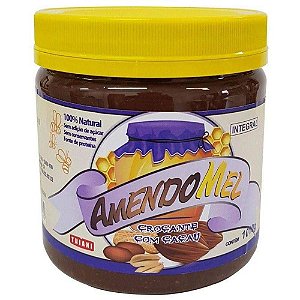 Pasta de Amendoim Com Mel e Cacau Crocante Amendomel 1Kg Thiani
