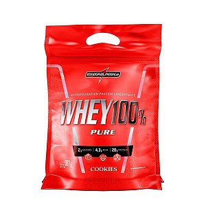 Whey Protein 100% Pure 907g Cookies Refil Integralmédica