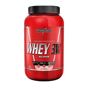 Super Whey Protein 3w 907 G  Morango  Integralmédica