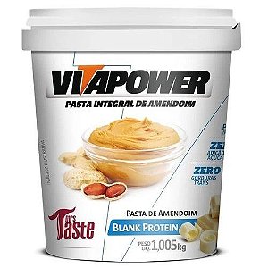 Pasta de Amendoim Blank Protein (1,005KG) - VITAPOWER