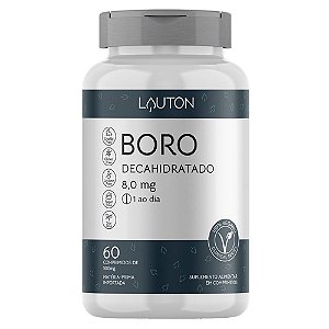 Boro Decahidratado 8,0mg 60 Comprimidos - Lauton