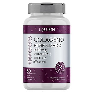 Colageno Hidrolisado + Biotina 60 Comprimidos - Lauton