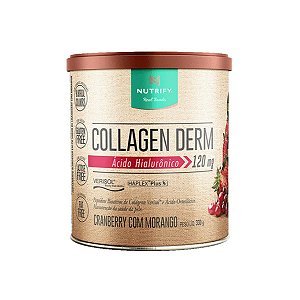 Colageno Derm Verisol 330g Cranberry com Morango - Nutrify