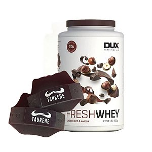 Fresh Whey Chocolate Belga e Avela 900g + Luva Taurene - Dux