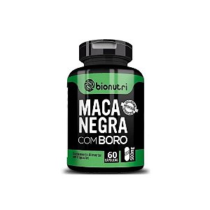 Maca Negra Boro Zinco Vitamina B6 e D 60 Caps - Bionutri