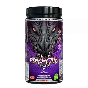 Pre Treino Psichotic Dragon Green Apple 500g - Demons Lab