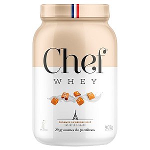 Whey Zero Lactose 29g Proteina Caramelo 907g - Chef Whey