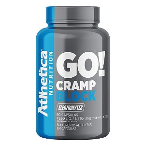 Go Cramp Block Eletrolitos Endurance 60 Caps - Atlhetica
