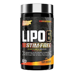 Termogenico Lipo 6 Stim-Free Sem Cafeína 60 Caps - Nutrex