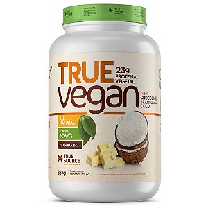 True Vegan Proteina Vegetal Chocolate Coco 837g True Source