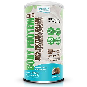 Body Protein Isolado Coco 440g - Equaliv