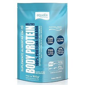 Body Protein Isolado Neutro 900g Sache - Equaliv
