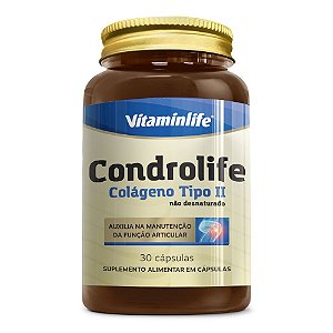 Condrolife Colageno Tipo II 40 Mg 30 Caps - Vitaminlife