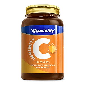 Immunity C Vitamina C Propolis Zinco 60 Caps - Vitaminlife