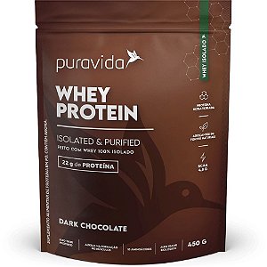 Whey Protein Isolado Dark Chocolate 450g - PuraVida