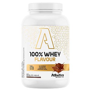 Whey Flavour 100% Concentrado 900g Chocolate - Atlhetica