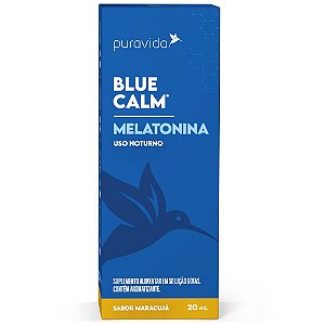 Blue Calm Melatonina Maracuja Gotas 20ml - PuraVida