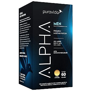 Alpha Men Multivitaminico 60 Capsulas Soft Gel - PuraVida