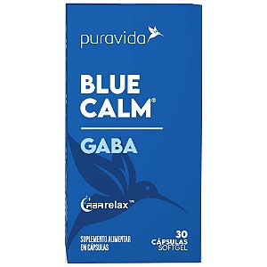 Blue Calm Gaba 30 Capsulas Soft Gel - PuraVida