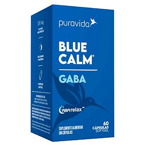 Blue Calm Gaba 60 Capsulas Soft Gel - PuraVida