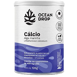 Calcio Alga 1000mg 120 Comprimidos - Ocean Drop