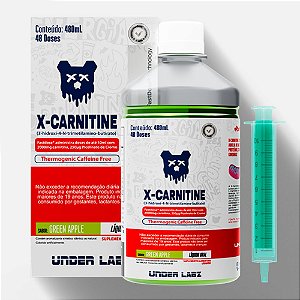 X Carnitine Borntodisrupt 480ml Green Apple - Under Labz