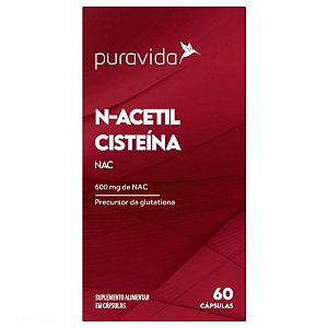 NAC Acetilcisteina 600mg 60 Cáspsulas - PuraVida
