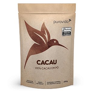 Cacau Po Premium 100% Cacau 250g - PuraVida