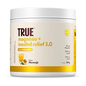 Magnesio Inositol Relief 3.0 350g Maracuja Sem Melatonina - True Source