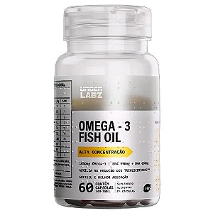 Omega 3 Fish Oil 1650 Mg EPA 990 DHA 660 60 Caps - Under Labz