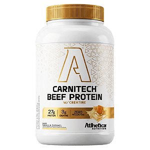Carnitech Beef Protein Vanilla Caramel 840g - Atlhetica