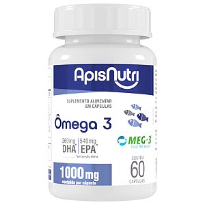 Omega 3 EPA DHA 1000Mg 60 Caps - ApisNutri