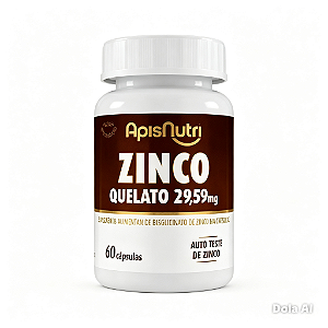 Zinco Quelato 380Mg 60 Caps - ApisNutri