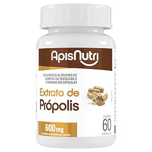 Extrato Propolis 500Mg 60Caps - ApisNutri