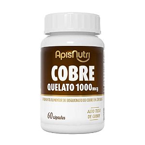 Cobre Quelato 1000Mg 60 Caps - ApisNutri