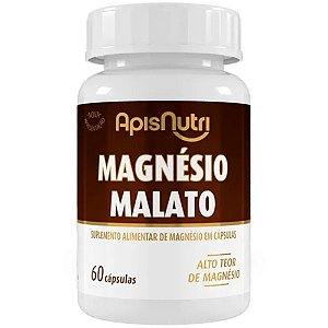 Magnesio Malato 600Mg 60Caps - ApisNutri