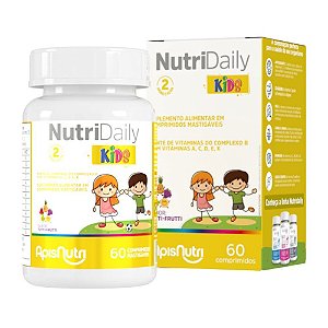 Nutri Daily Kids 550Mg 60Tabs Tutti Fruti - ApisNutri