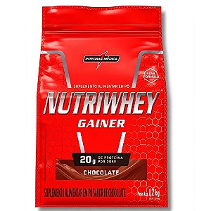 Nutri Whey Gainer Chocolate 1.2Kg - Integralmedica