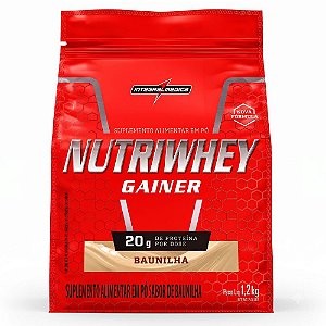 Nutri Whey Gainer Baunilha 1.2Kg - Integralmedica